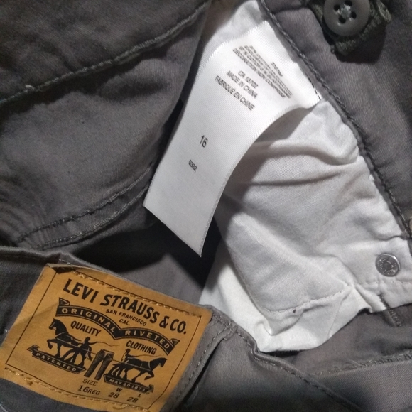 Levi's Boys youth pants Gray size US 16 used - Picture 6 of 7